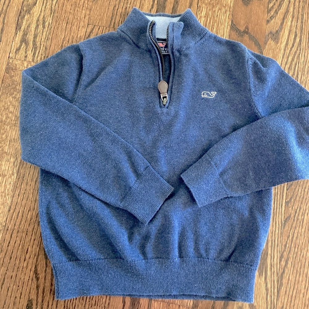 Vineyard Vines 1/4 zip sweater - boys size 6